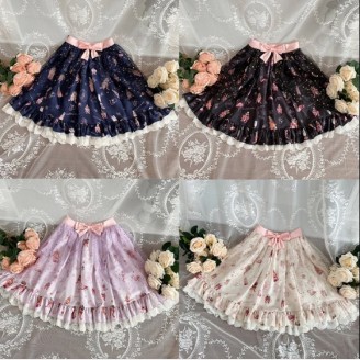 Flamingo Sweet Lolita Style Skirt SK (DJ12)